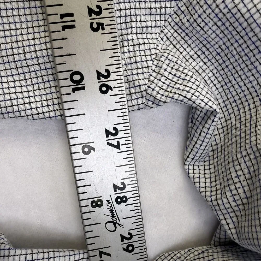 Ralph Lauren Blair Button Down Shirt Black/Blue Gingham l/s Men's Size L 1027